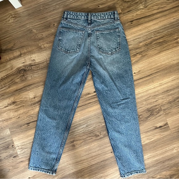 Zara Blue Mom Fit Jeans - Picture 7 of 8